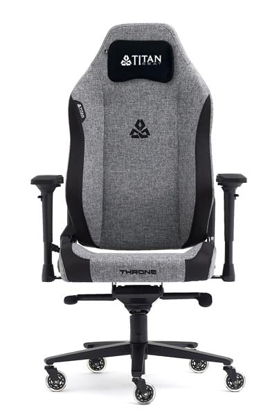 Titanseat Throne Chromium Kumaş Oyuncu Koltuğu