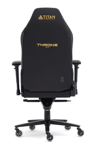Titanseat Throne Gold Leather Oyuncu Koltuğu