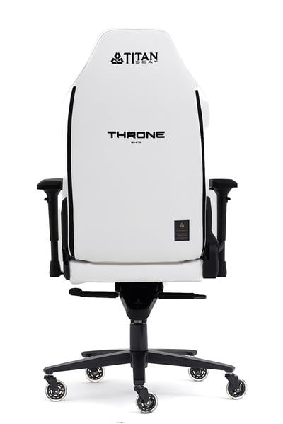 Titanseat Throne Leather White Oyuncu Koltuğu
