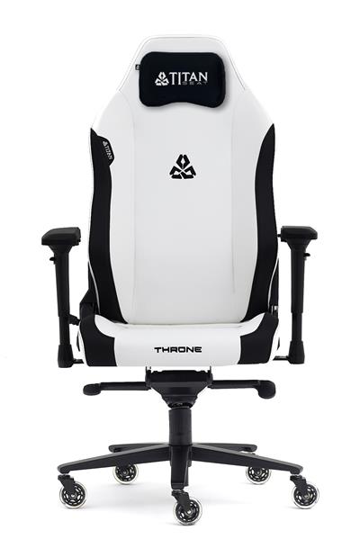 Titanseat Throne Leather White Oyuncu Koltuğu