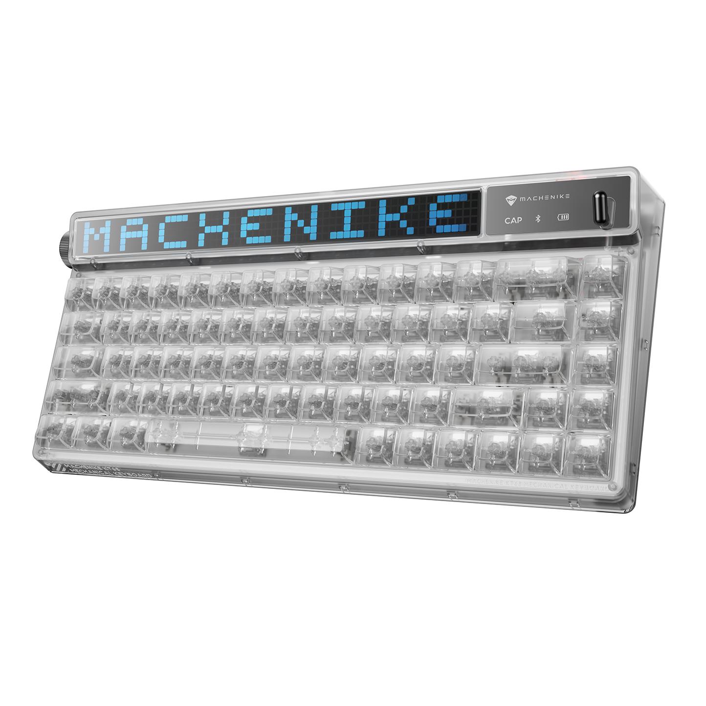 Machenike KT68 Pro Kablosuz Yellow Switch RGB Beyaz Gaming Klavye