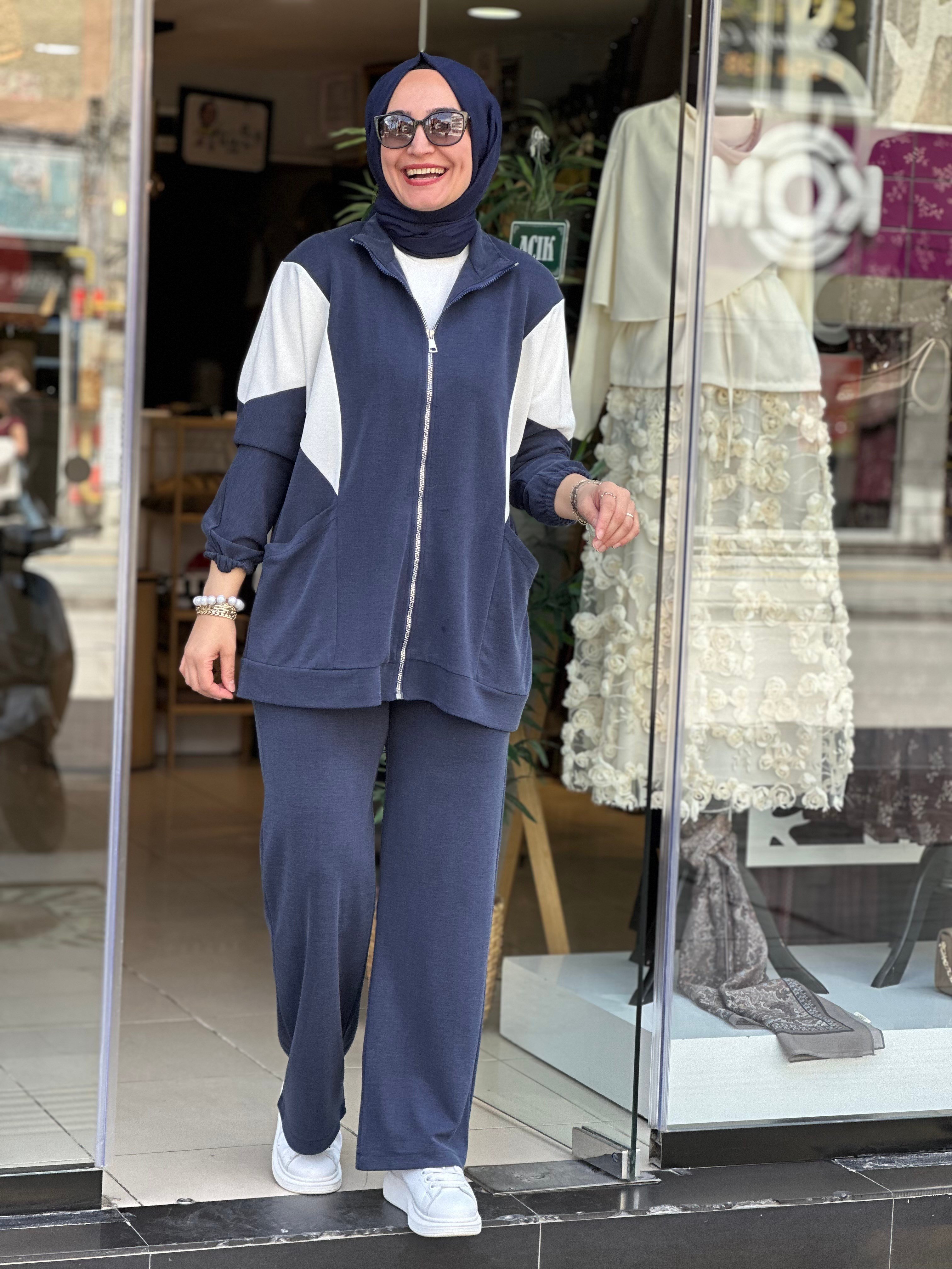 7307 TAKIM FERMUARLI LACİVERT