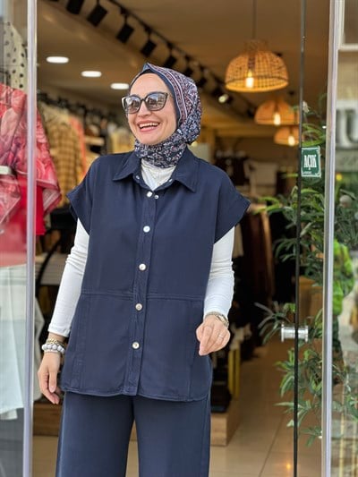 7441 YELEK LACİVERT