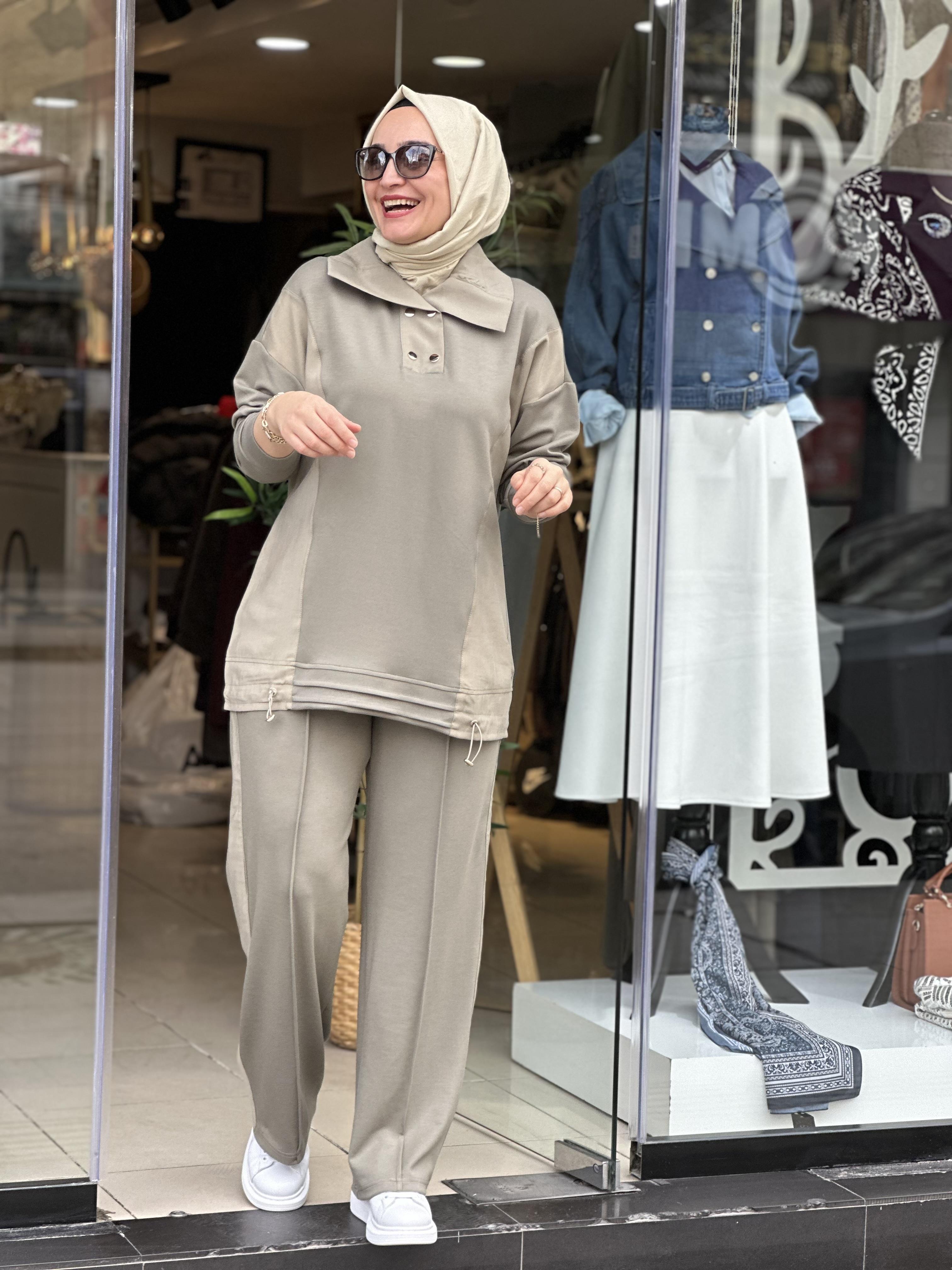 100781 GARNİLİ TAKIM YEŞİL