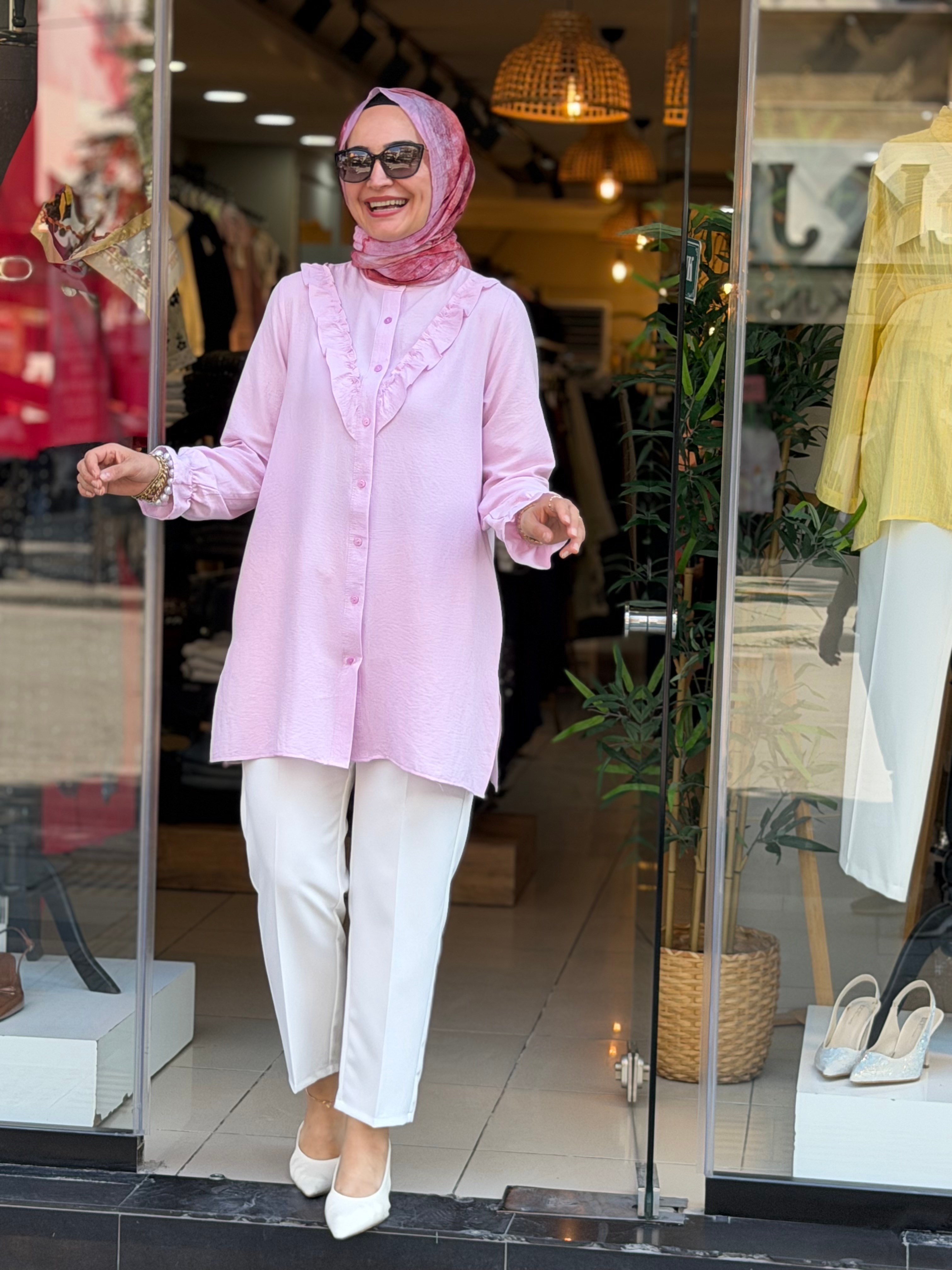 1223 ELSA GÖMLEK PEMBE