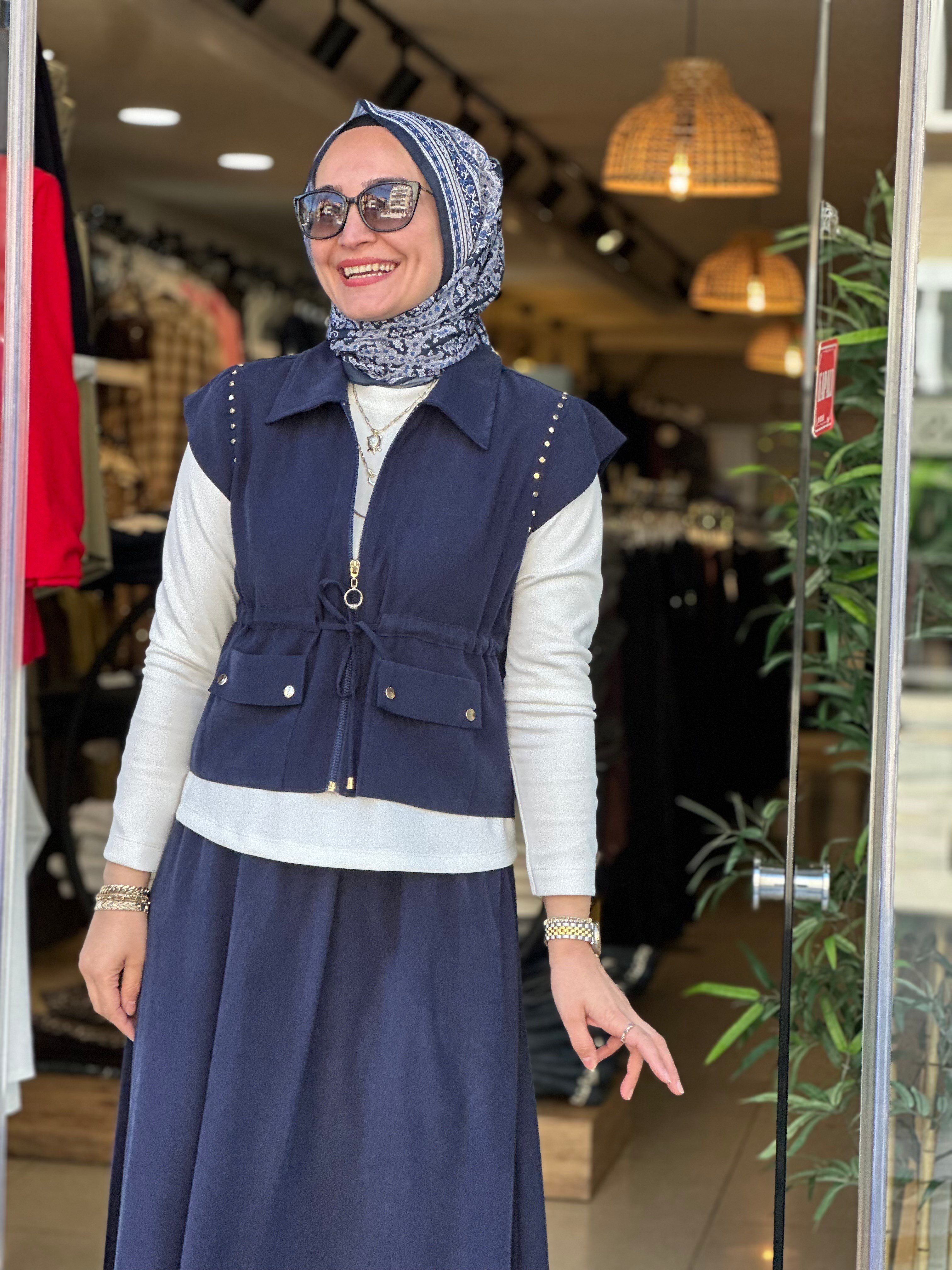 3325 3 LÜ TAKIM LACİVERT