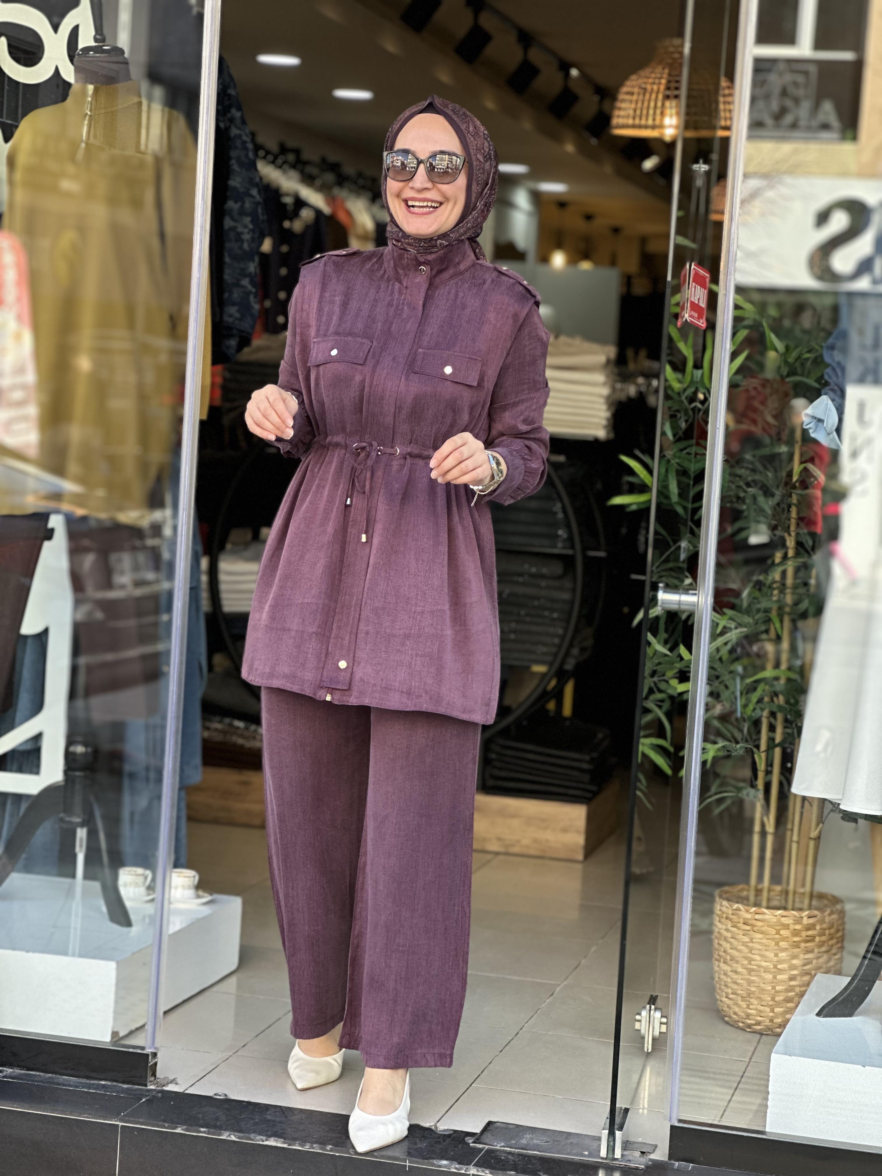 3365 3 LÜ TAKIM İPEK CUPRA TAKIM MÜRDÜM