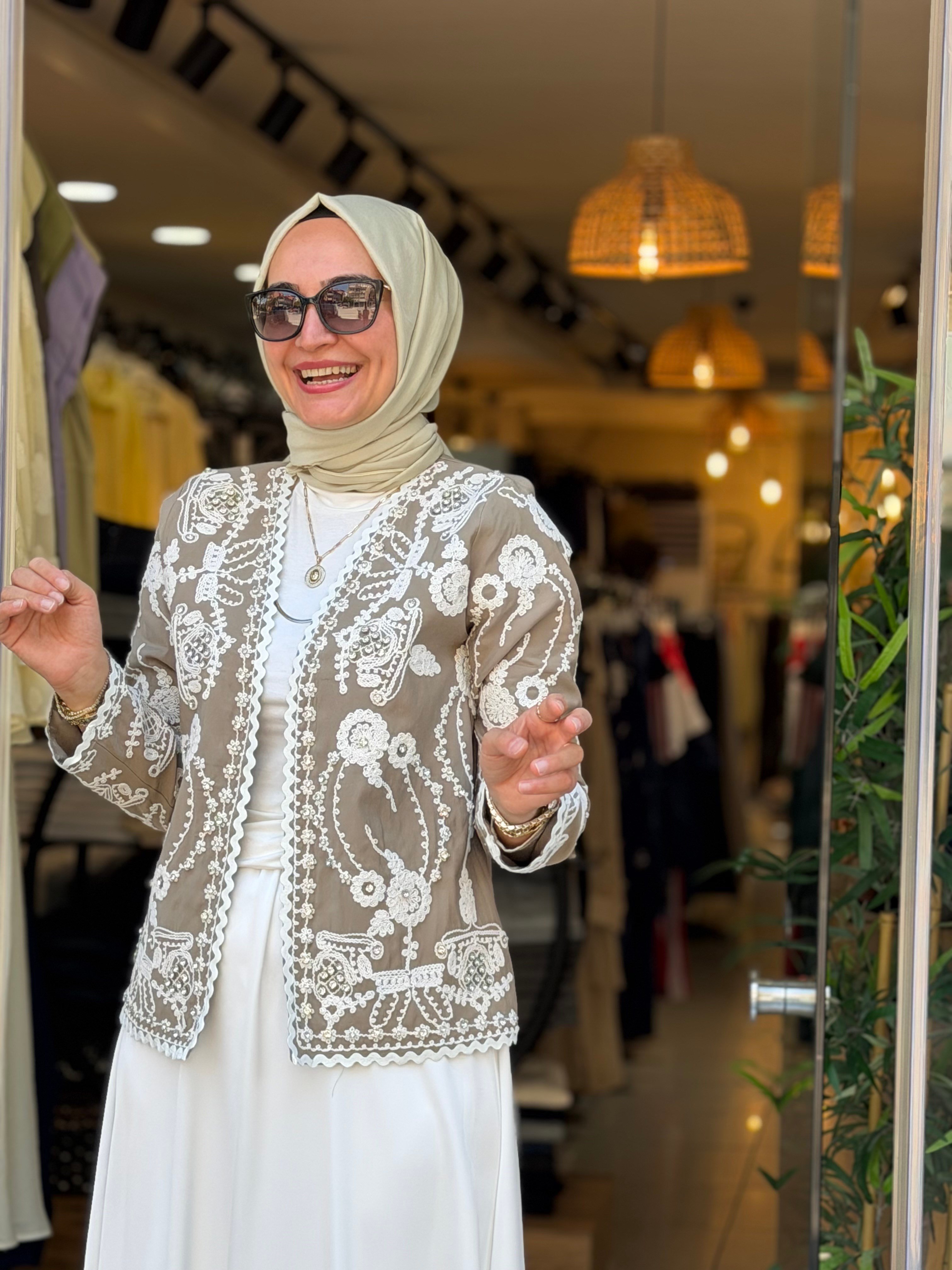 4007 TAŞLI CEKET HAKİ