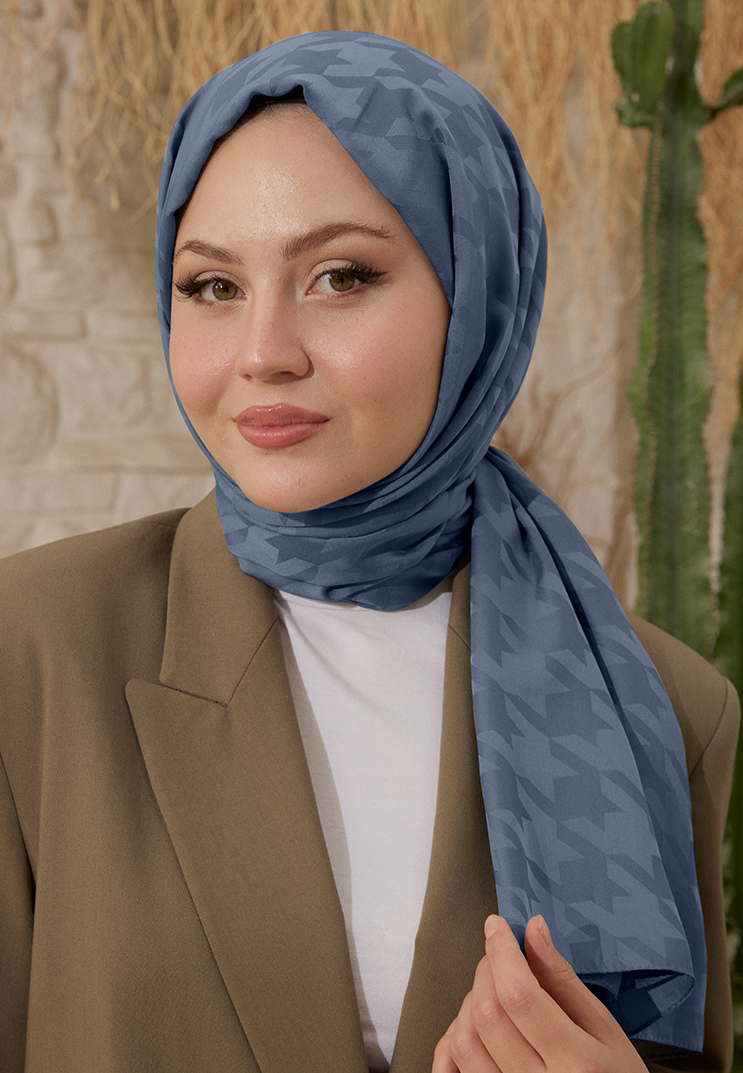 Fashion Desen Şal Okyanus