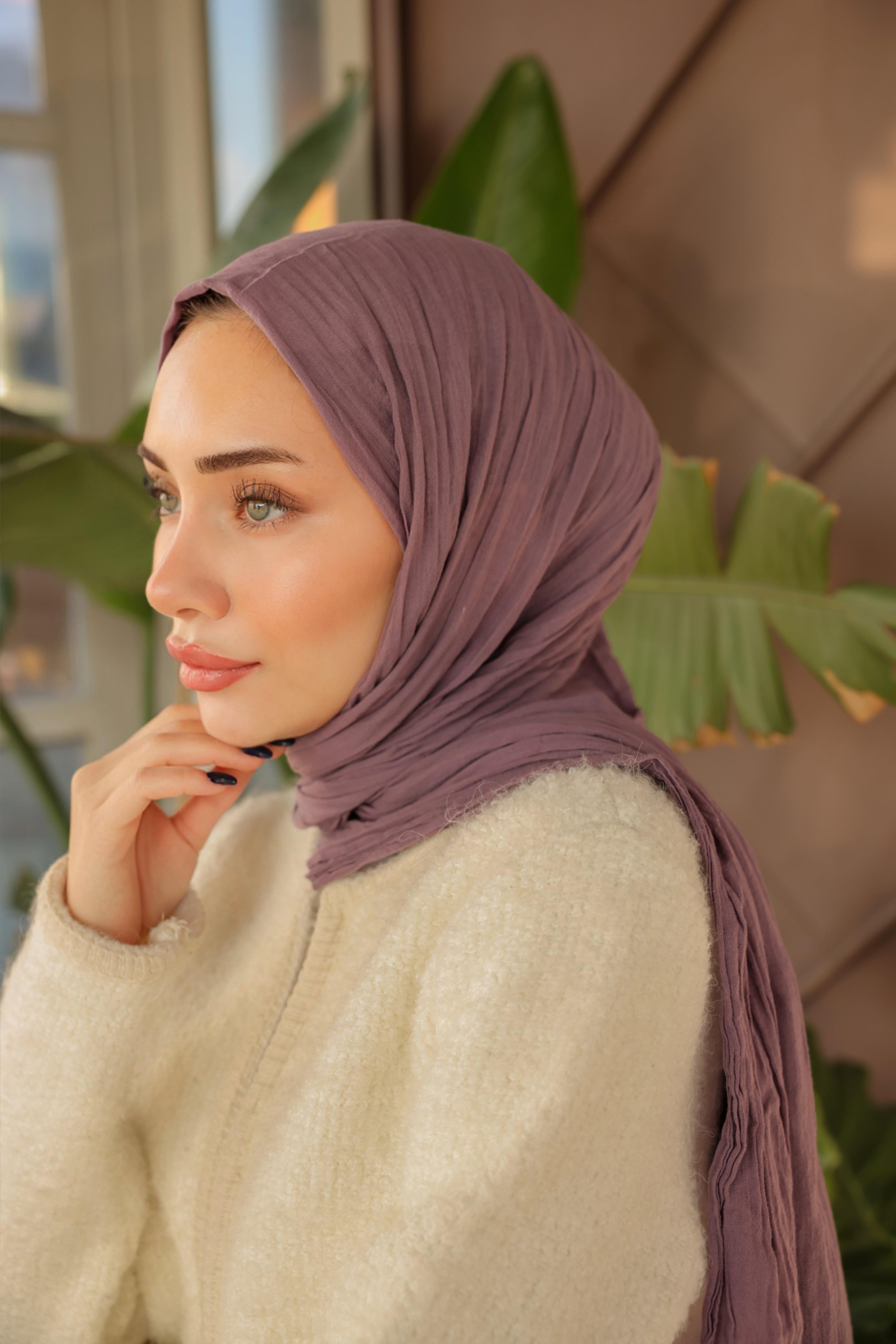 Gusto Pamuk Şal Menekşe