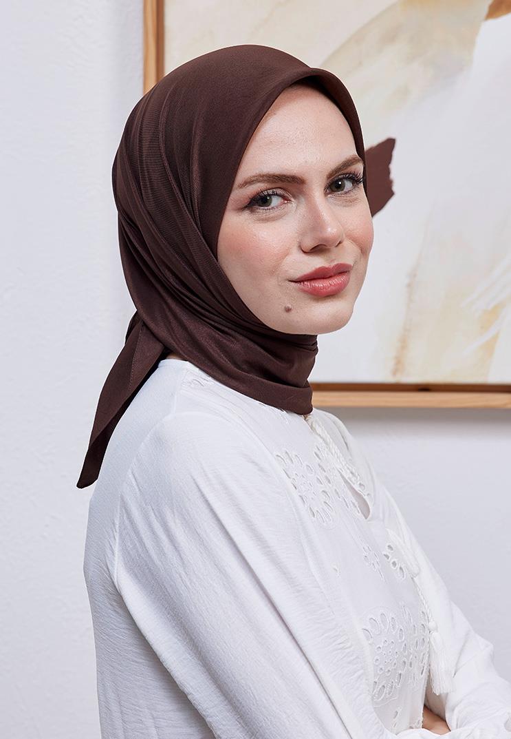 Vual Kraş Eşarp Acı Kahve