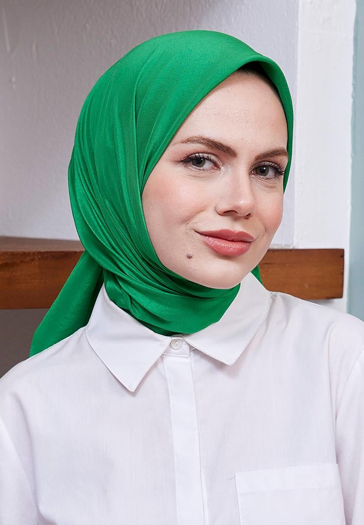Vual Kraş Eşarp Benetton Yeşil