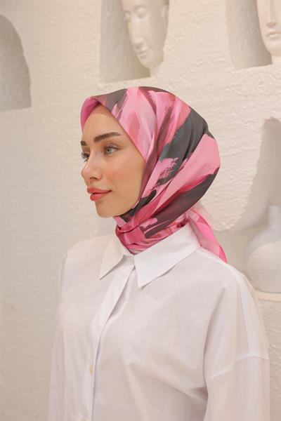 Angels Desen Modal Eşarp Şeker Pembe