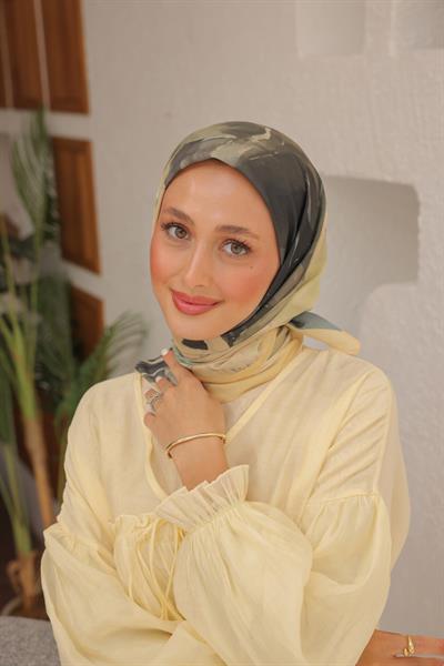 Art Desen Modal Eşarp Butter Yellow