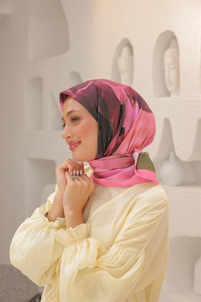 Art Desen Modal Eşarp Şeker Pembe