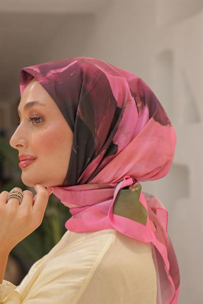 Art Desen Modal Eşarp Şeker Pembe