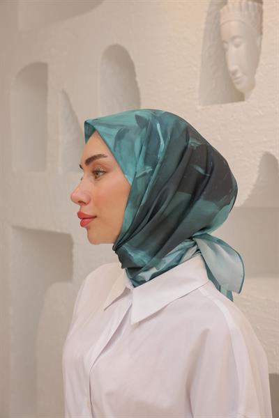 Art Desen Modal Eşarp Yeşil