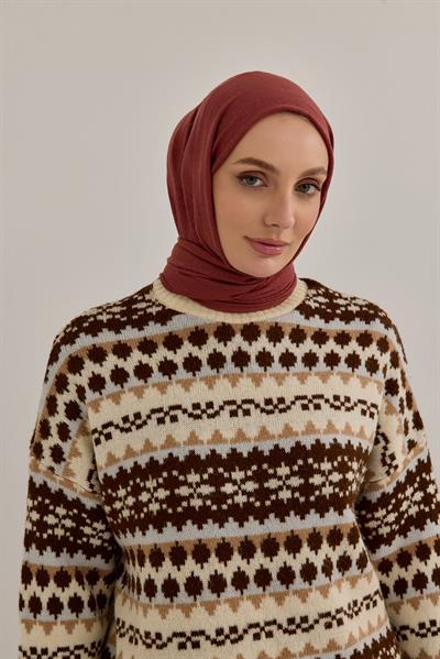 Candy Desen Kraş Jakar Şal Bağ Bozumu