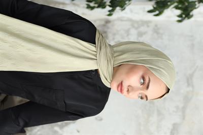 Canna Desen Jakar Şal Çağla
