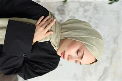 Canna Desen Jakar Şal Çağla