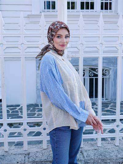 Charlotte Desen Eşarp Alaşım Turuncu