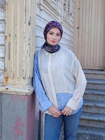 Charlotte Desen Eşarp Leylak