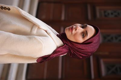 Chic Desen İpeksi Jakar Eşarp Karmen