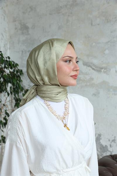 Cullet Desen Jakar Şal Çağla Yeşili