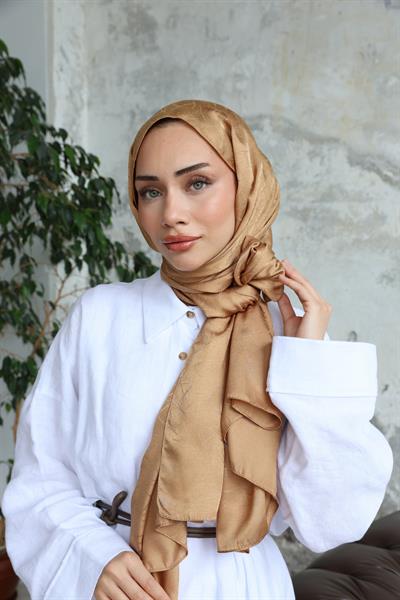 Cullet Desen Jakar Şal Safran