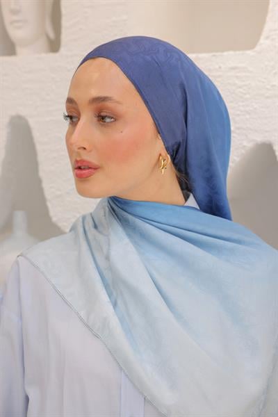 Degrade Desen Pamuk İpek Şal Maldives