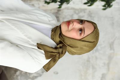 Döngü Desen Jakar Şal Haki