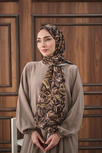 Dora Desenli Pamuk Şal Oil