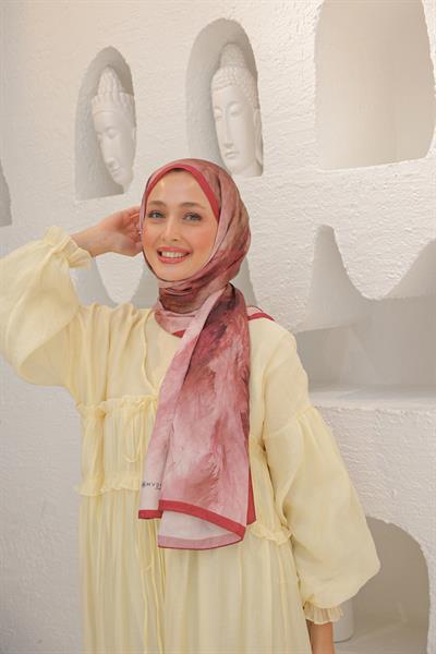 Dream Colour Desen Pamuk İpek Şal Karmen