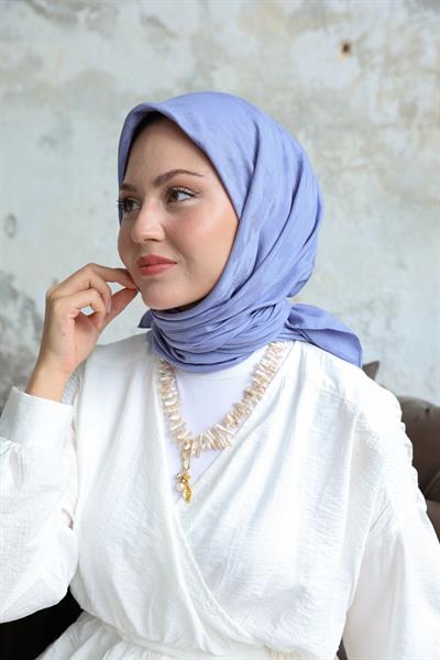 Eskiz Kazayağı Eşarp Leylak