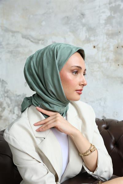 Eskiz Kazayağı Eşarp Mint Yeşil