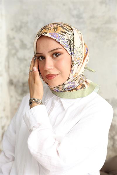 Etro Desen Bambu Kraş Eşarp Adaçayı