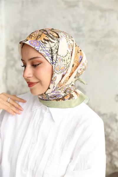 Etro Desen Bambu Kraş Eşarp Adaçayı