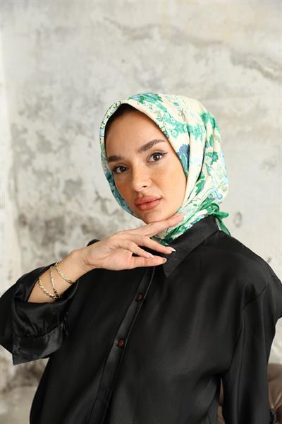 Etro Desen Bambu Kraş Eşarp Çimen Yeşil