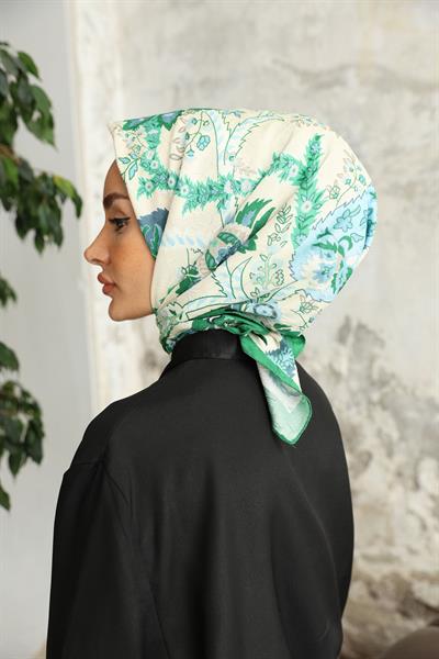 Etro Desen Bambu Kraş Eşarp Çimen Yeşil