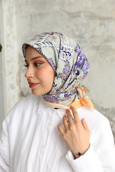 Etro Desen Bambu Kraş Eşarp Deve Tüyü