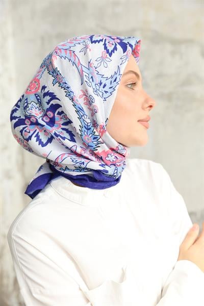 Etro Desen Bambu Kraş Eşarp Eflatun