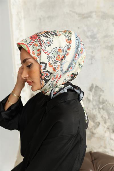 Etro Desen Bambu Kraş Eşarp Kiraz Çiçeği