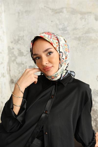 Etro Desen Bambu Kraş Eşarp Kiraz Çiçeği