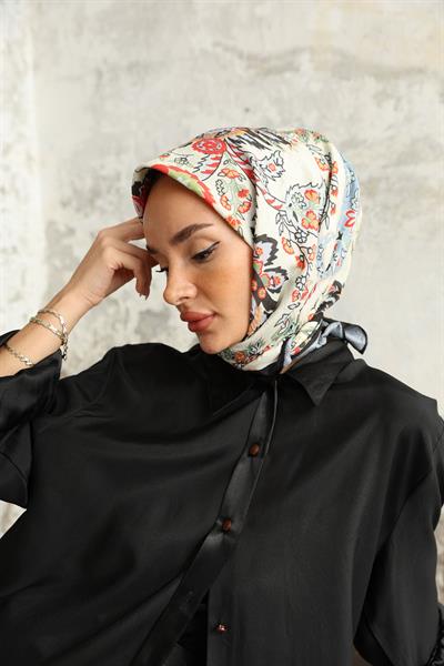 Etro Desen Bambu Kraş Eşarp Kiraz Çiçeği