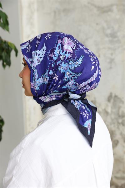 Etro Desen Bambu Kraş Eşarp Mor