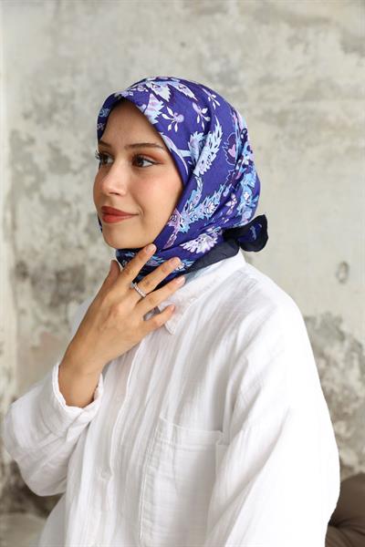 Etro Desen Bambu Kraş Eşarp Mor