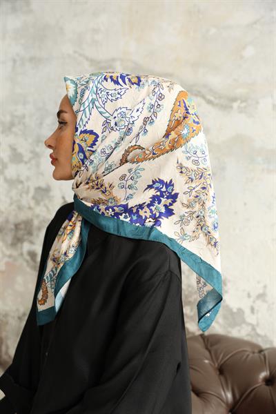 Etro Desen Bambu Kraş Eşarp Soft Yeşil