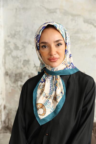 Etro Desen Bambu Kraş Eşarp Soft Yeşil