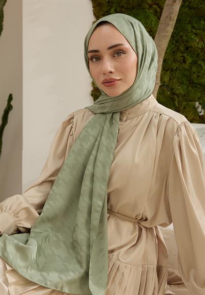 Fashion Desen Şal Mint