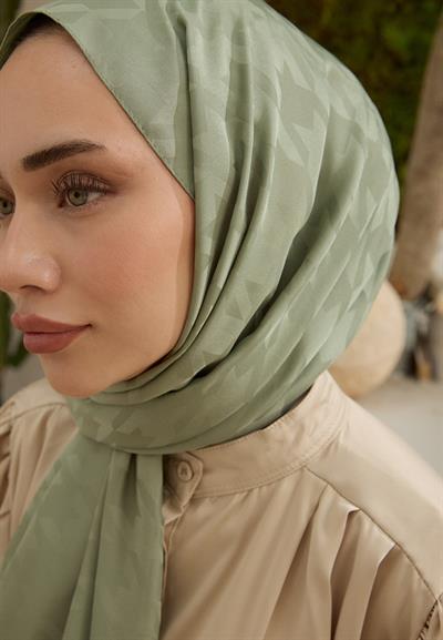 Fashion Desen Şal Mint